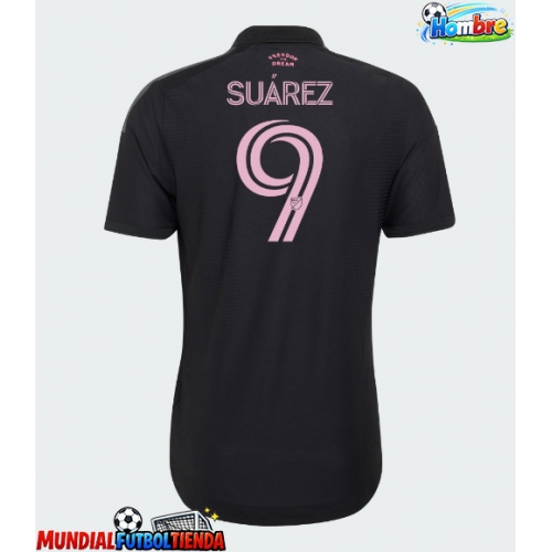Camiseta Inter Miami Luis Suarez #9 Segunda Equipación Replica 2026-27 mangas cortas
